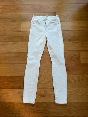 MOTHER White Skinny Jeans